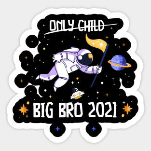 big brother 2021 boy astronaut pregancy announcement Sticker